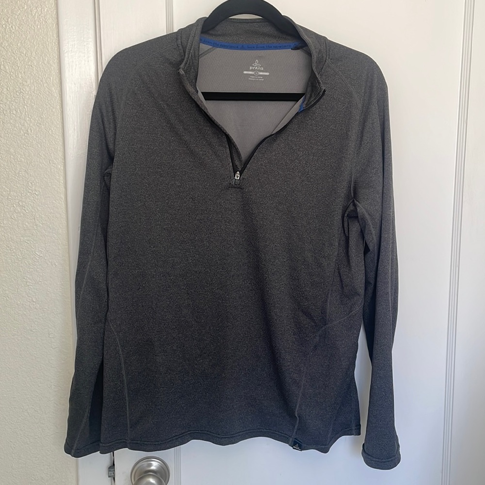 Prana - Mens quarter-zip long sleeve sweater